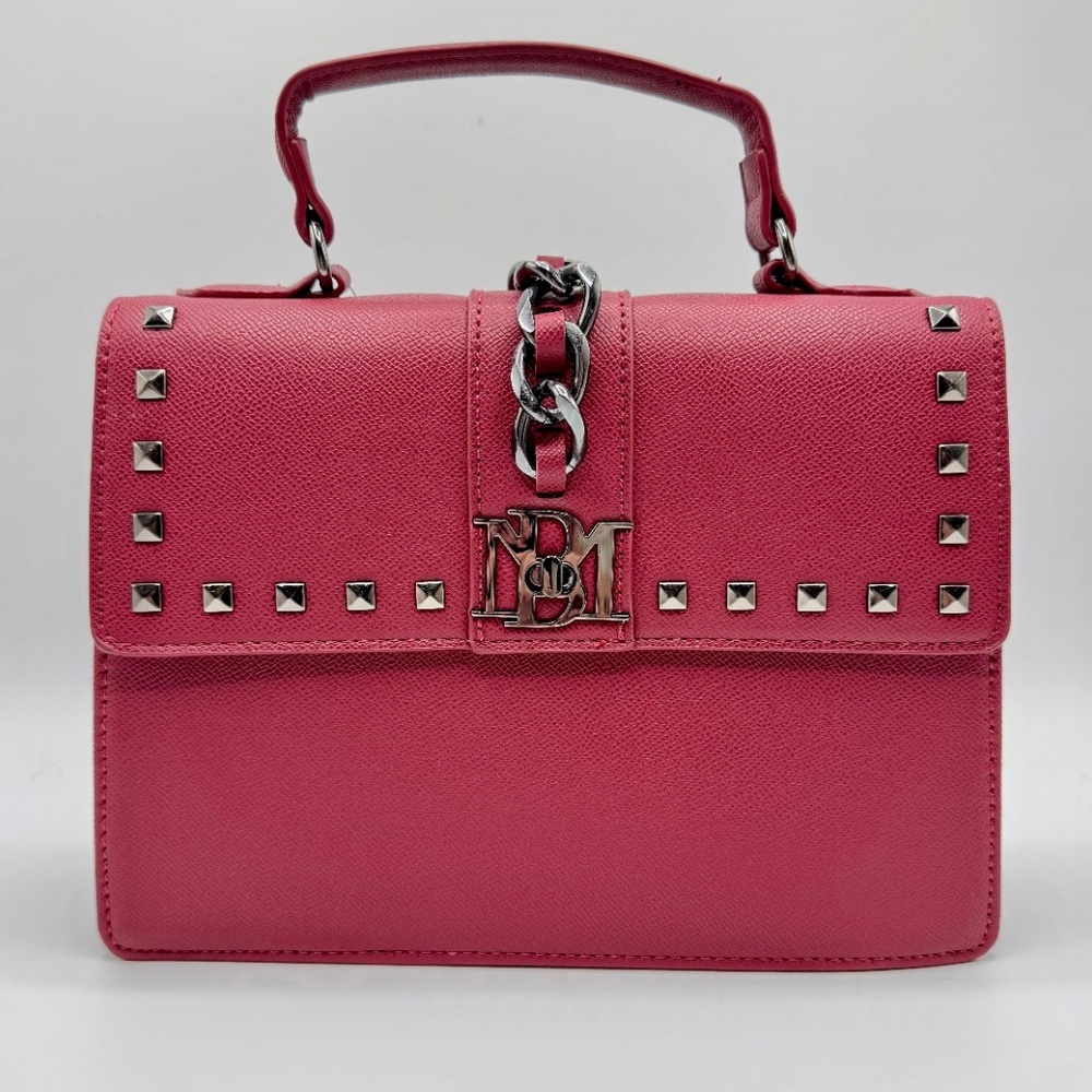 Badgley Mischka Crossbody w Chain and stud detail